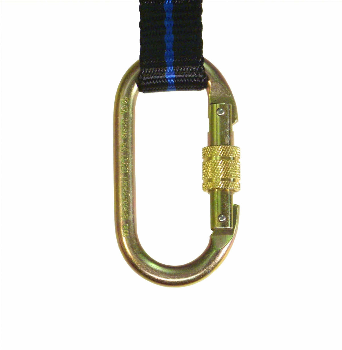 Globestock 10mm Oval Screwgate Manual Lock Steel Carabiner 1080-01 - SecureHeights