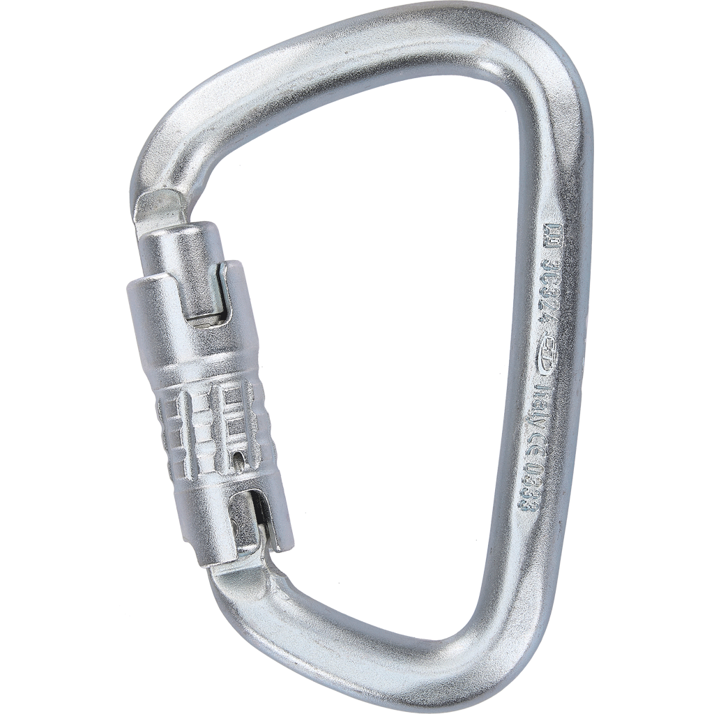 Climbing Technology LARGE STEEL TG ANSI Steel Triple Twist Lock Carabiner 3C3240A - SecureHeights