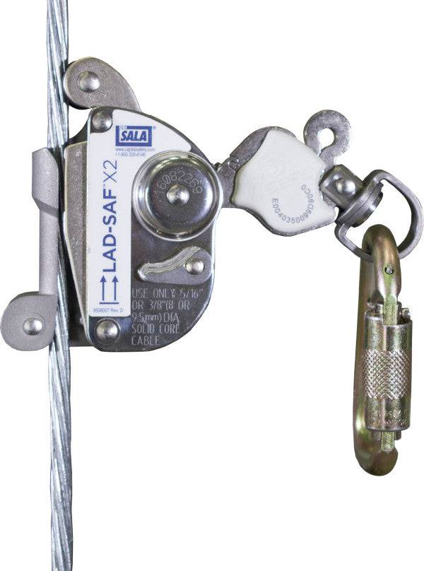 3M DBI SALA Lad-Saf X2 Traveller with Stainless Steel Carabiner 6160047 - SecureHeights