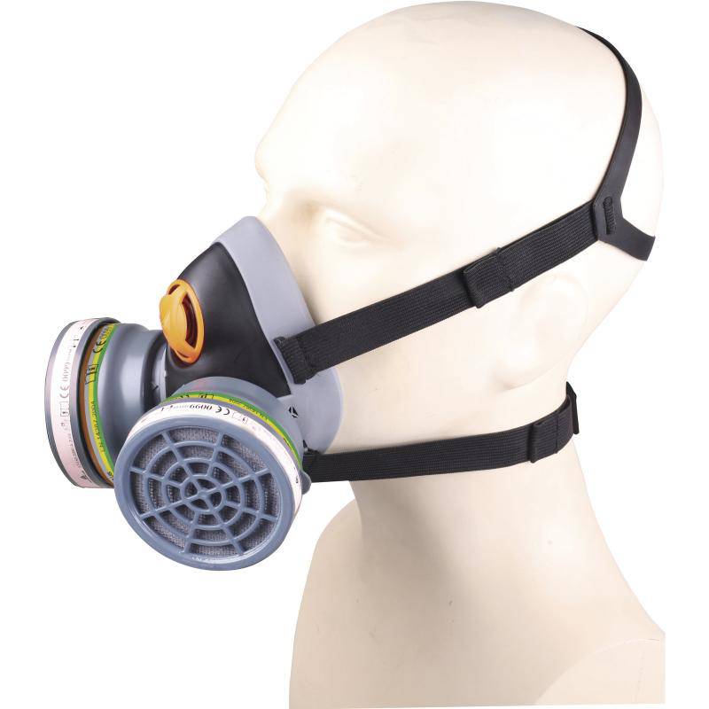 DeltaPlus M6400 CHEM KIT Jupiter Face Mask + 2 ABEK1 Filters & 2 P3 Pre Filters - SecureHeights