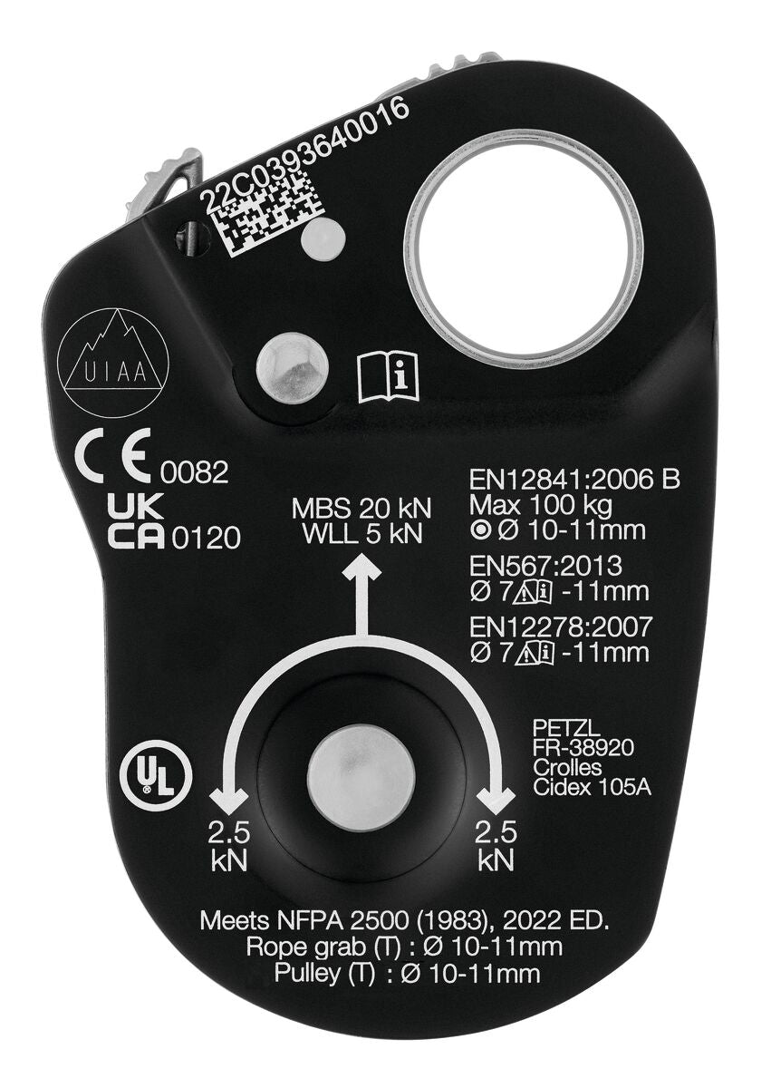 Petzl MINI TRAXION Compact High Efficiency Progress Capture Pulley P054AA00 - SecureHeights