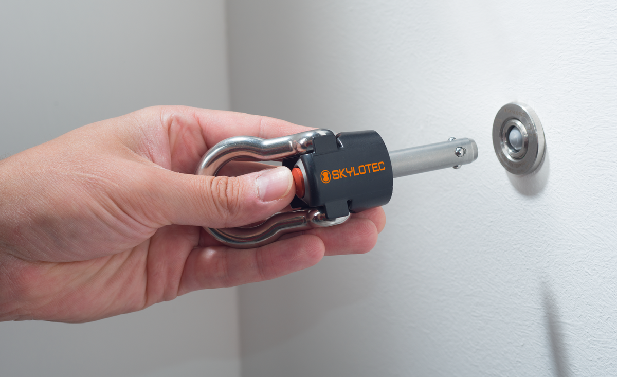 Skylotec MOBILFIX Stainless Steel Removable Single Anchor Point AP-018 - SecureHeights