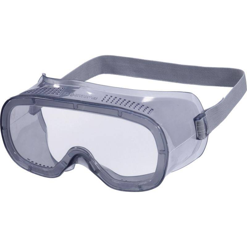 DeltaPlus MURIA1 Adjustable Polycarbonate Direct Ventilated Clear Safety Goggles (Pack of 10) - SecureHeights