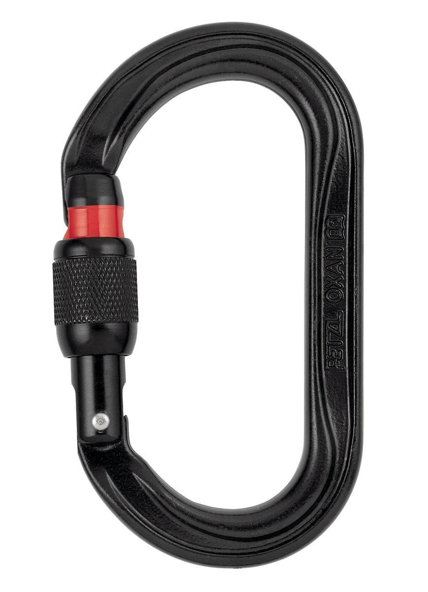 Petzl OXAN High Strength Oval Shaped Steel Screw Lock Carabiner European Version - SecureHeights
