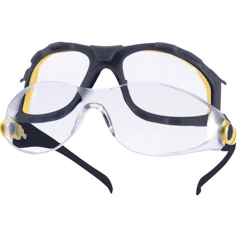 DeltaPlus PACAYA CLEAR Polycarbonate Single Lens Safety Glasses (Pack of 3) PACAYBLIN - SecureHeights