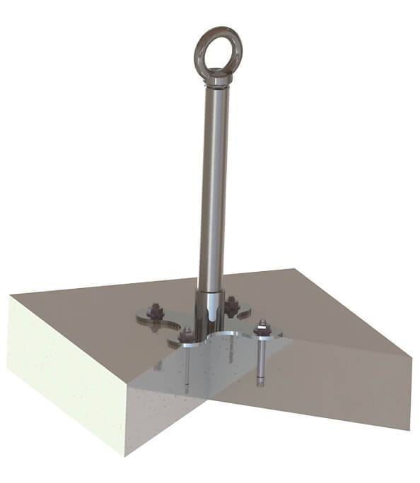 Kaya Safety Post Anchor AP-40 E - SecureHeights