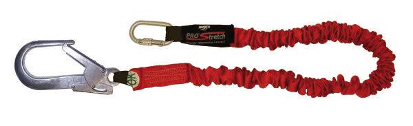 3M Protecta Pro 2m Single Leg Elasticated Stretch Shock Absorbing Lanyard with Scaffold Hook AE5220SAK - SecureHeights