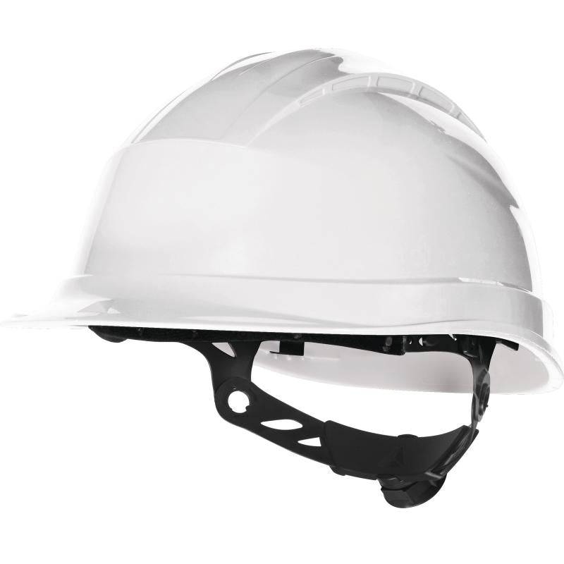 Delta Plus White Baseball Diamond VI Wind Hard Hat Safety Helmet PPE