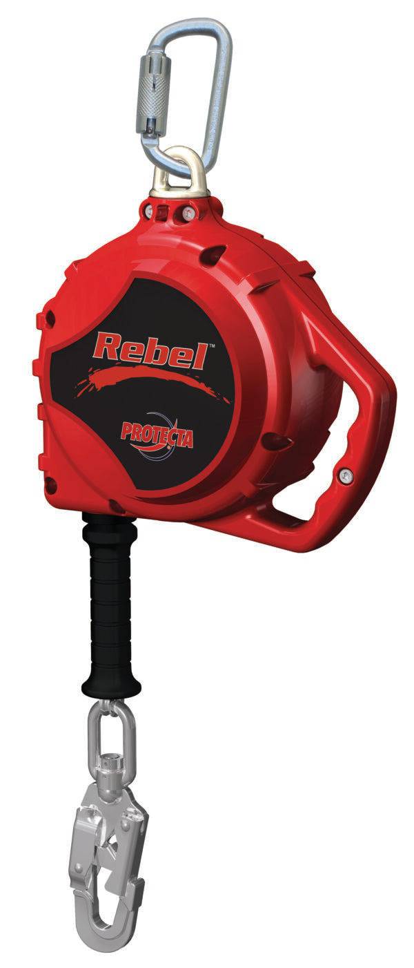 3M Protecta Rebel 10m Plastic Housing Stainless Steel Cable Self Retracting Lifeline 3590522 - SecureHeights