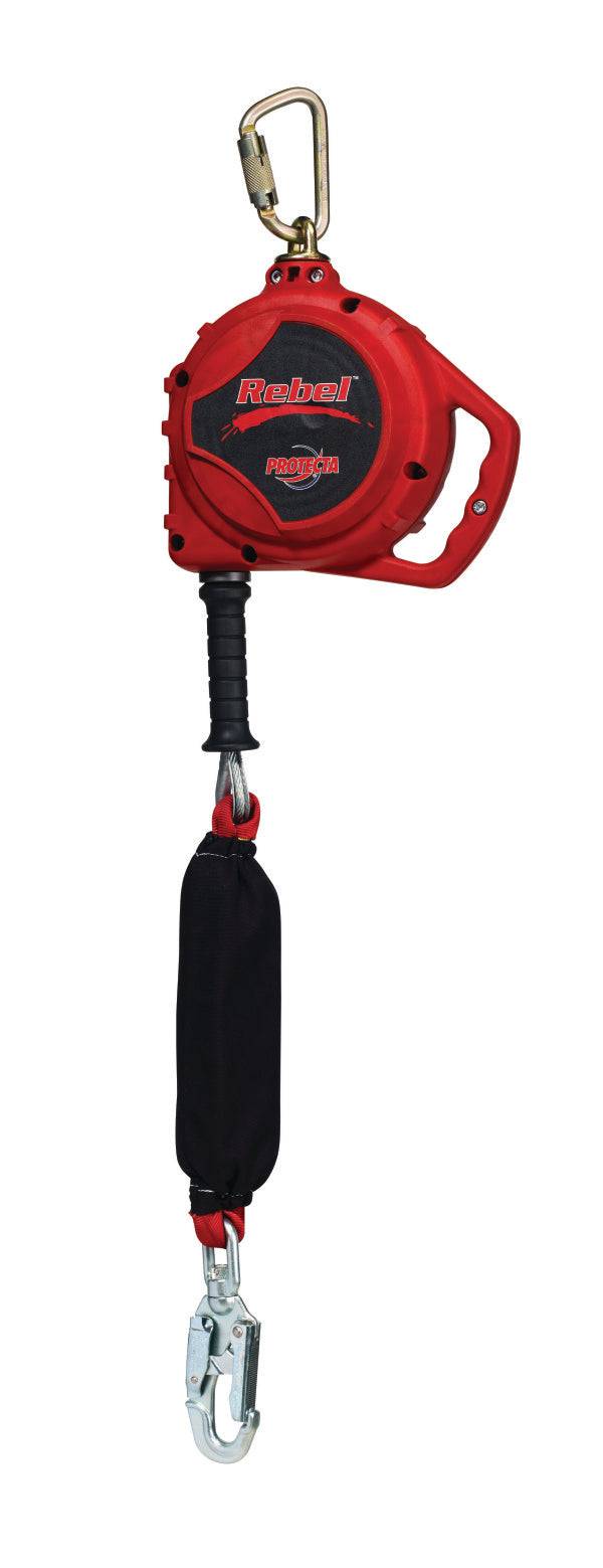 3M Protecta Rebel Leading Edge 6m Galvanised Steel Cable Self Retracting Lifeline 3590542 - SecureHeights