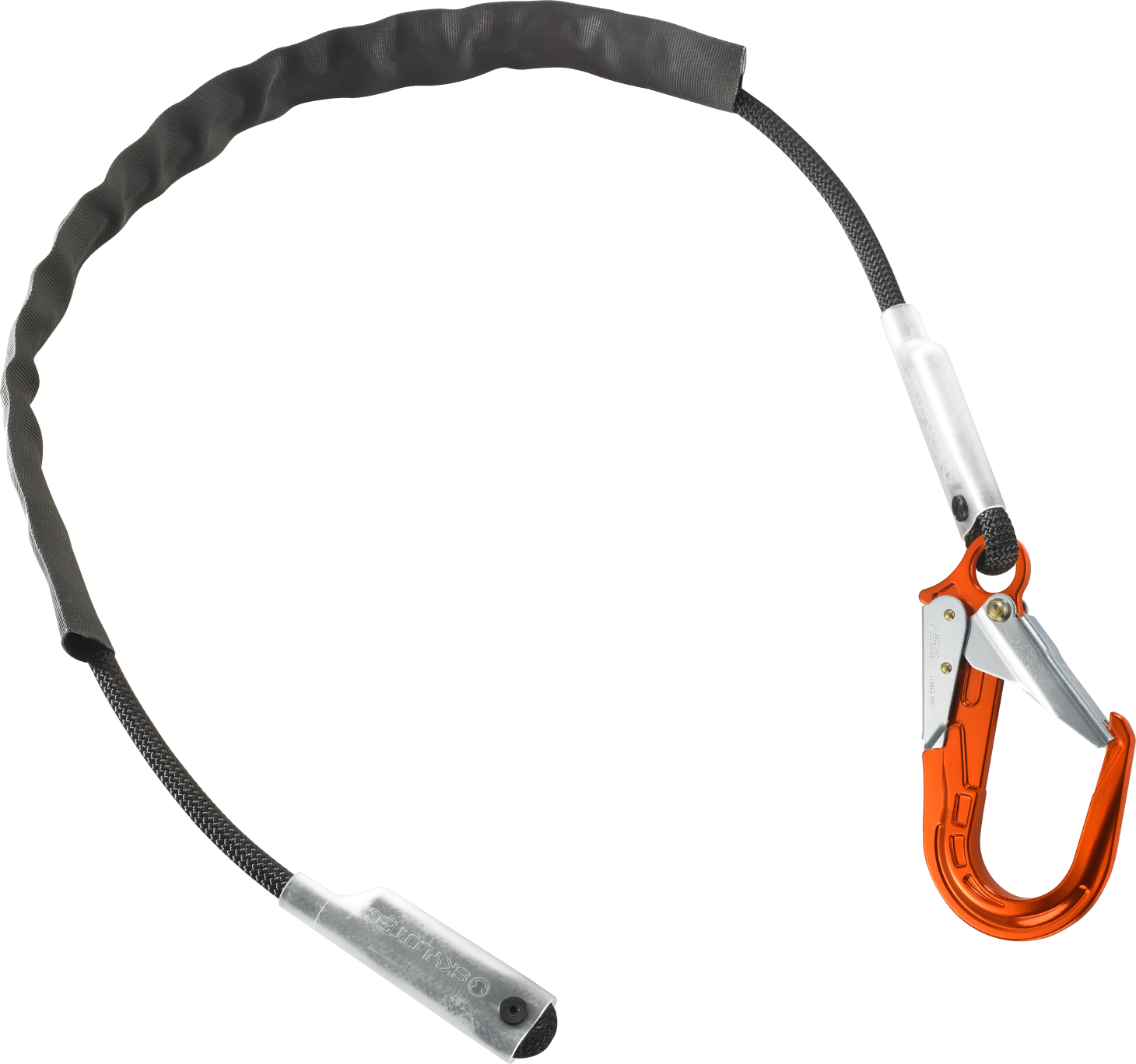 Skylotec Replacement Rope with FS 64 ALU Scaffold Hook for LORY PRO Lanyard 1.5m-25m - SecureHeights