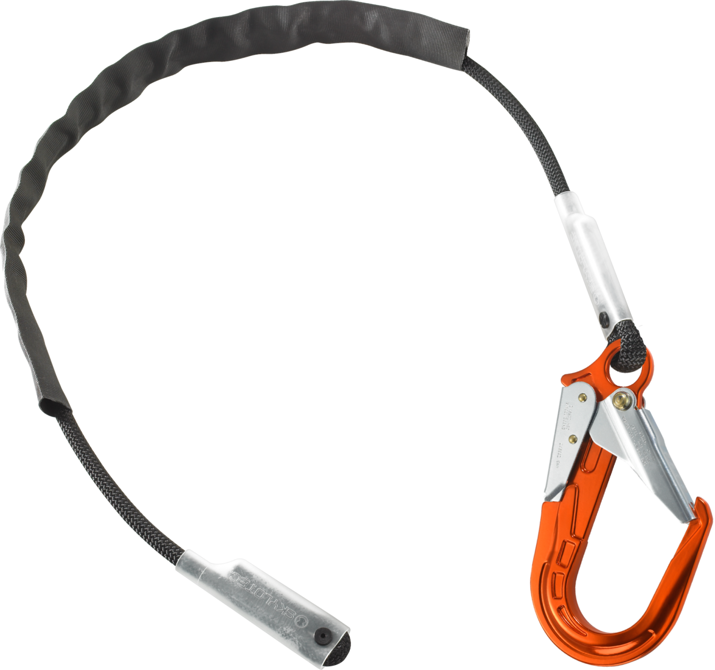 Skylotec Replacement Rope with FS 64 ALU Scaffold Hook for LORY X Lanyard 1.5m-25m - SecureHeights