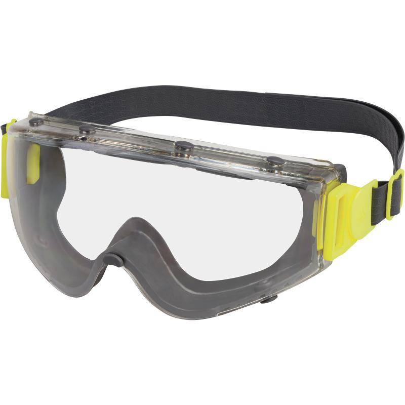 DeltaPlus SAJAMA Clear Adjustable Polycarbonate Safety Goggles (Pack of 3) SAJAMIN - SecureHeights