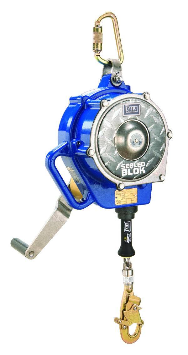 3M DBI SALA Sealed-Blok 15m Galvanised Cable Self Retracting Lifeline with Retrieval Winch 3400955 - SecureHeights