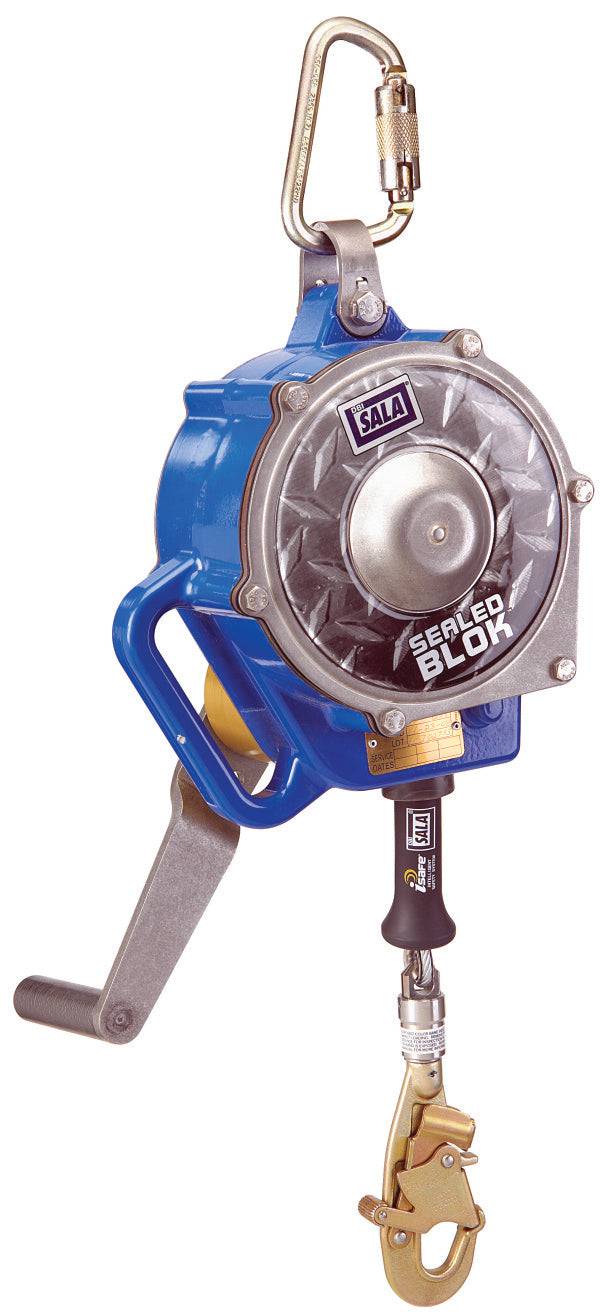 3M DBI SALA Sealed-Blok 9m Galvanised Cable Self Retracting Lifeline with Rescue Winch 3400854 - SecureHeights