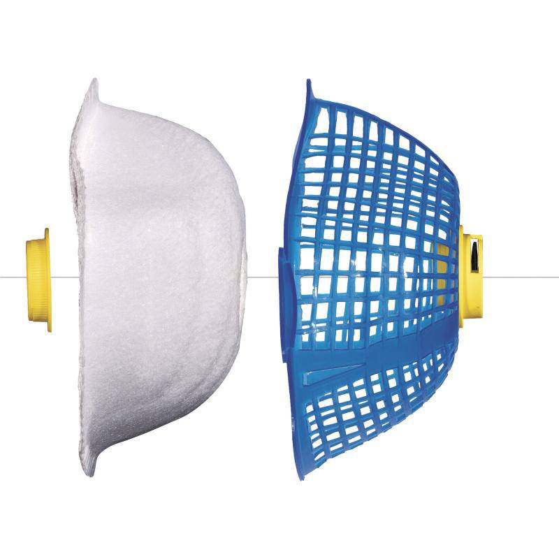 DeltaPlus SPIDERMASKP215 Reusable Moulded Mask Shell + 5 FFP2 Spare Disposable Filters - SecureHeights