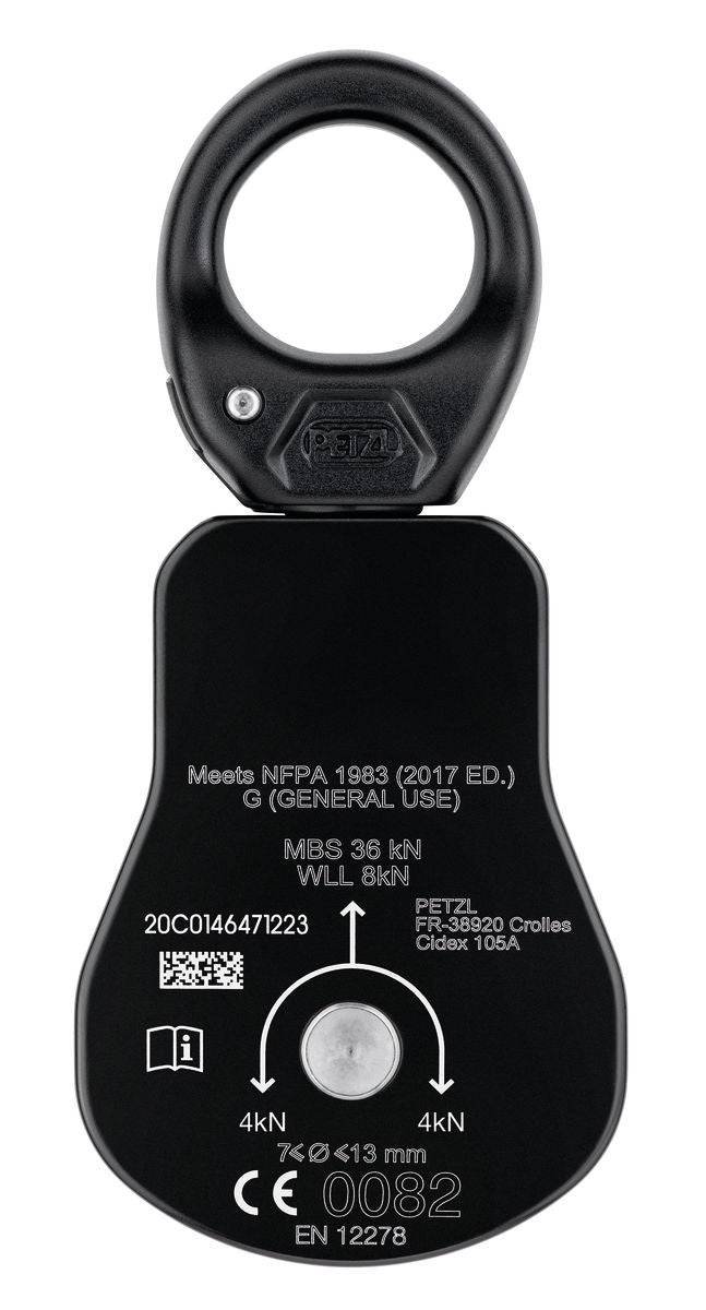 Petzl SPIN L1 Very High Efficiency Single Pulley with Swivel - SecureHeights