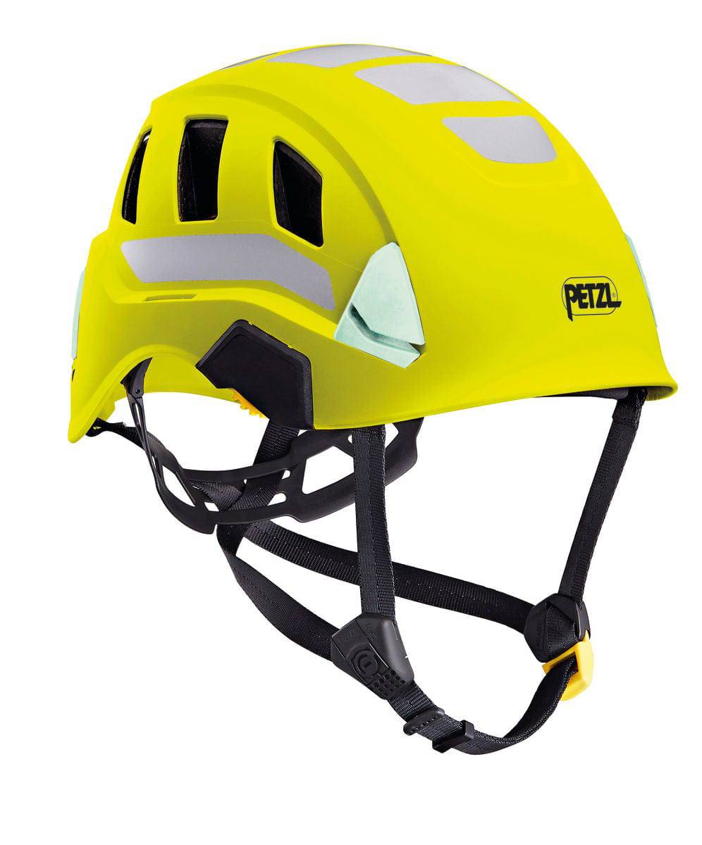 Petzl STRATO VENT HI VIZ Comfortable Lightweight High Visibility Helmet - SecureHeights