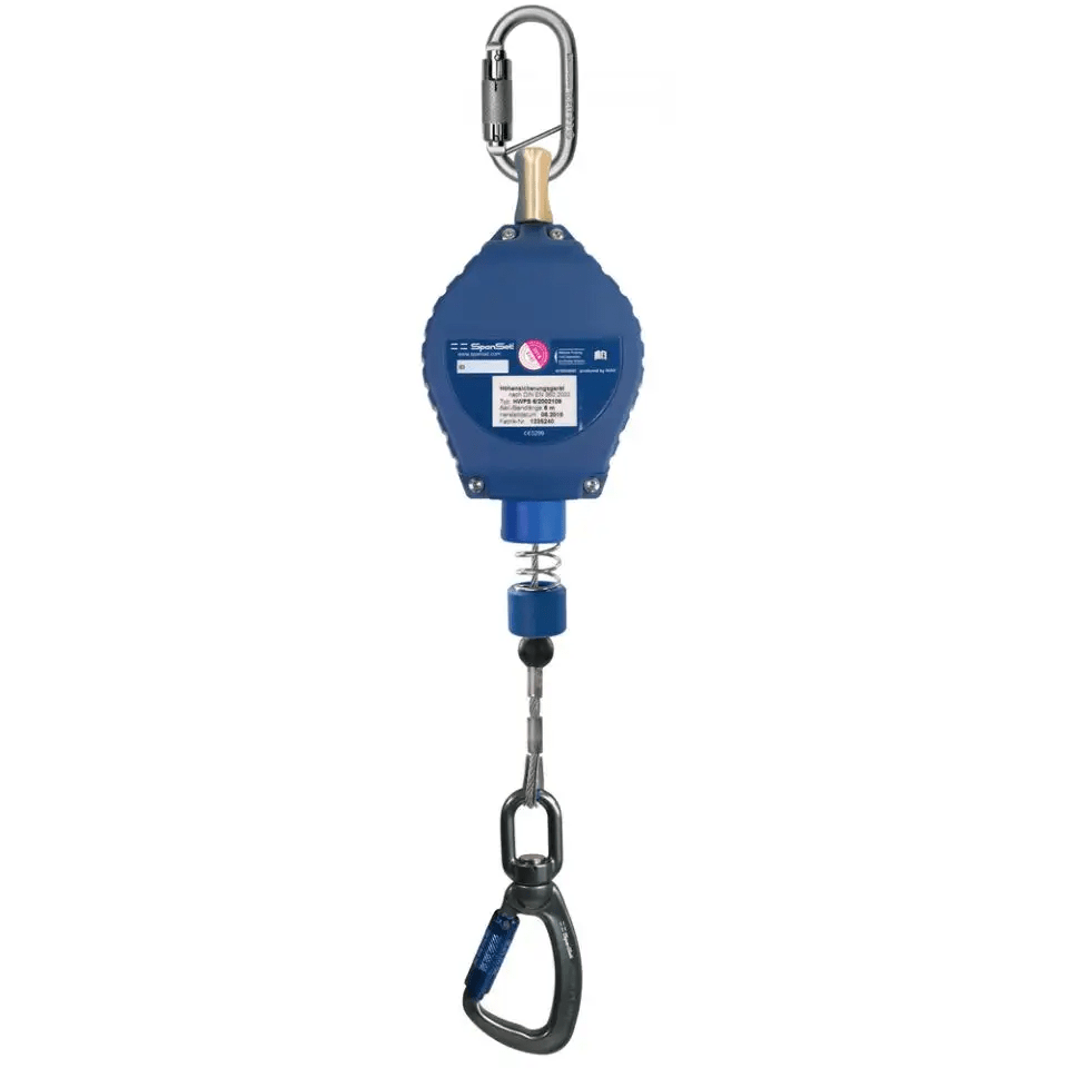 SpanSet Saverline Steel Cable Plastic Housing Self Retracting Lifeline 3m-12m - SecureHeights