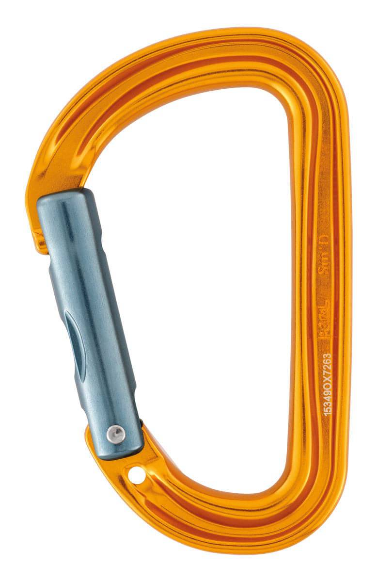 Petzl Sm'D Ultra Lightweight Asymmetric Aluminium Non Locking Carabiner - SecureHeights