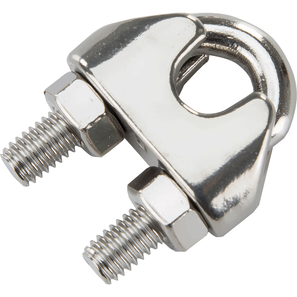 Climbing Technology U-BOLT Stainless Steel Lifeline Wire Rope Grip 0F716BA - SecureHeights