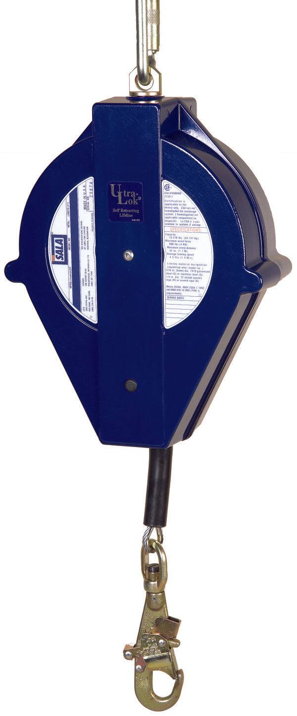 3M DBI SALA Ultra-Lok 25m Galvanised Cable Self Retracting Lifeline 3504489 - SecureHeights