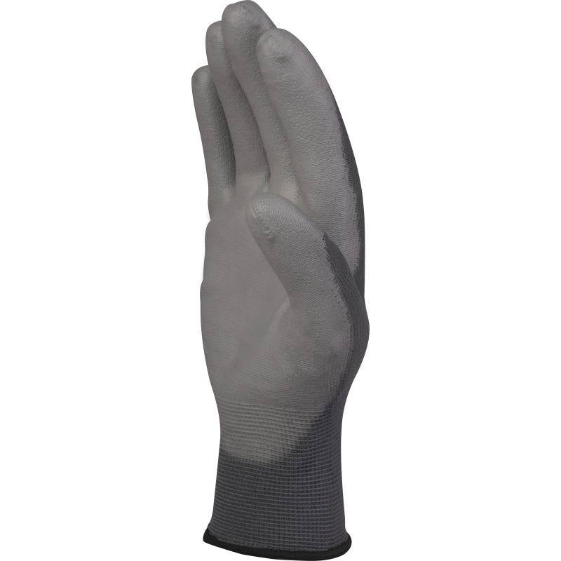 DeltaPlus VE702PGS PU Coated Palm 13 Gauge Polyester Knitted General Handling Gloves (25 Pairs) - SecureHeights