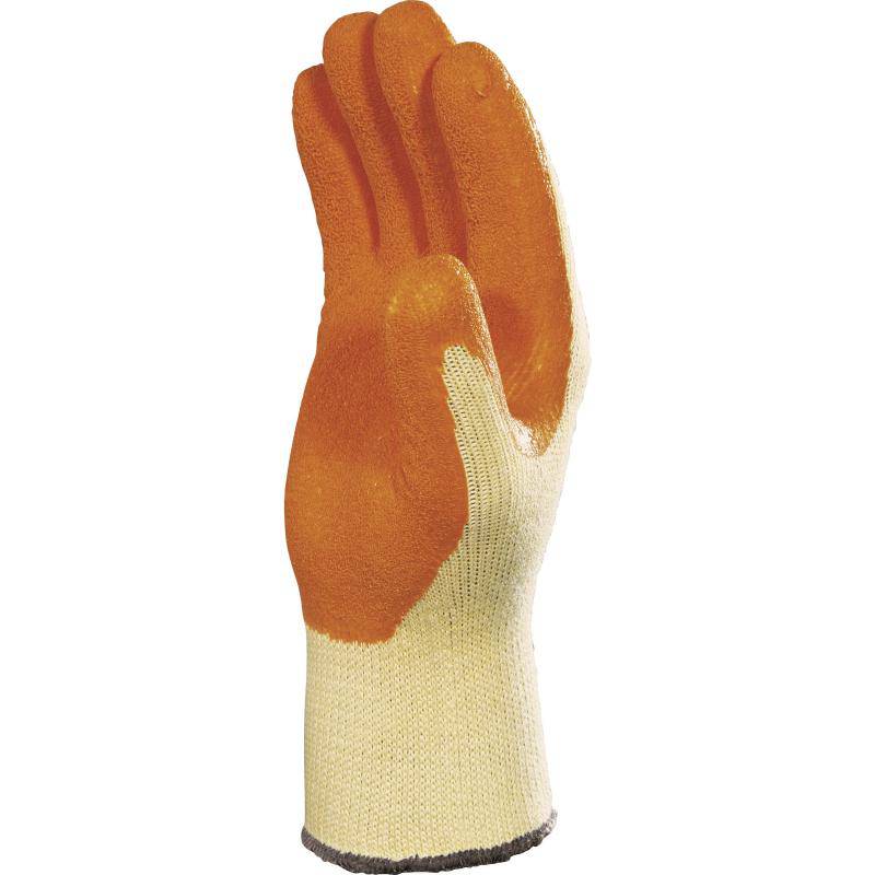 DeltaPlus VE730 Latex Coated Palm 10 Gauge Polyester Knitted General Handling Gloves (20 Pairs) - SecureHeights