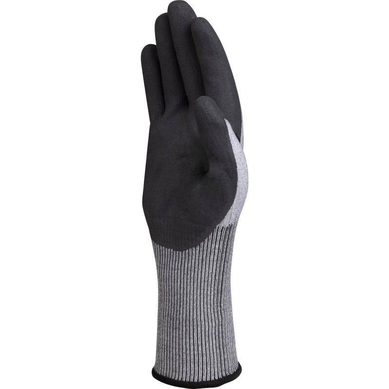 DeltaPlus VENICUTC01 (VENICUT41GN) Cut C Nitrile Foam Coated Palm Reinforced 15 Gauge Knitted Safety Gloves (5 Pairs) - SecureHeights