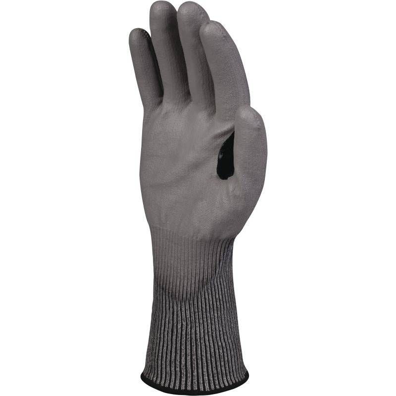 DeltaPlus VENICUTC02 (VENICUT42GN) Cut C PU Coated Palm Reinforced 15 Gauge Knitted Safety Gloves (5 Pairs) - SecureHeights