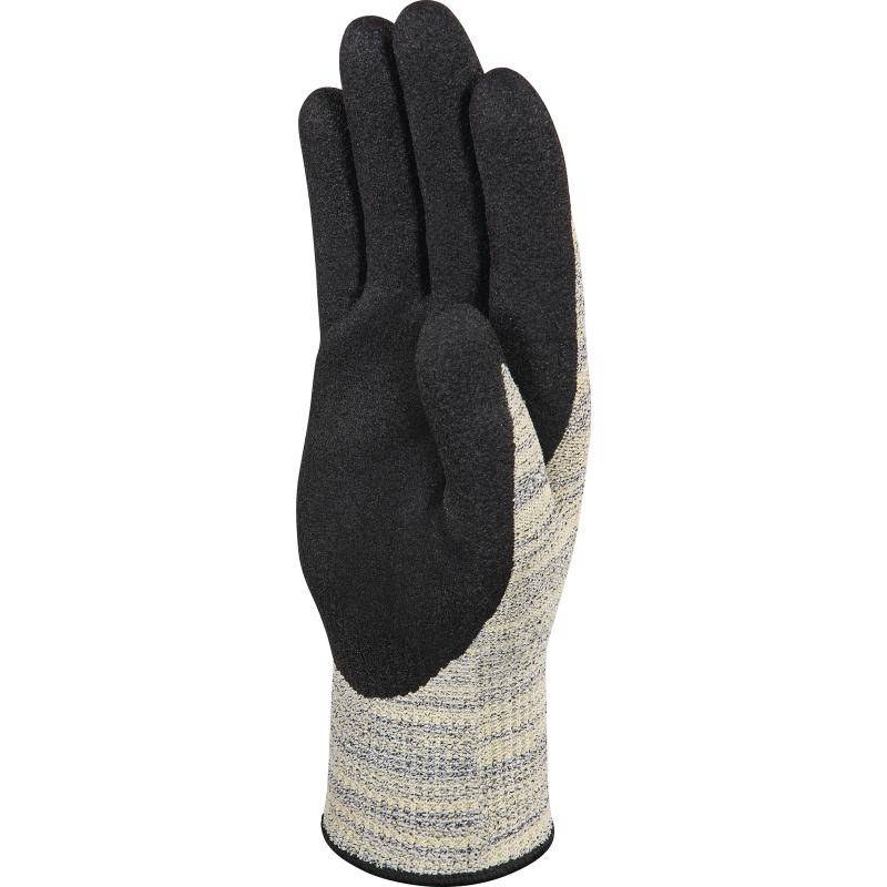 DeltaPlus VENICUTD01 Cut D Nitrile Foam Coated Palm 13 Gauge Knitted Safety Gloves (5 Pairs) - SecureHeights
