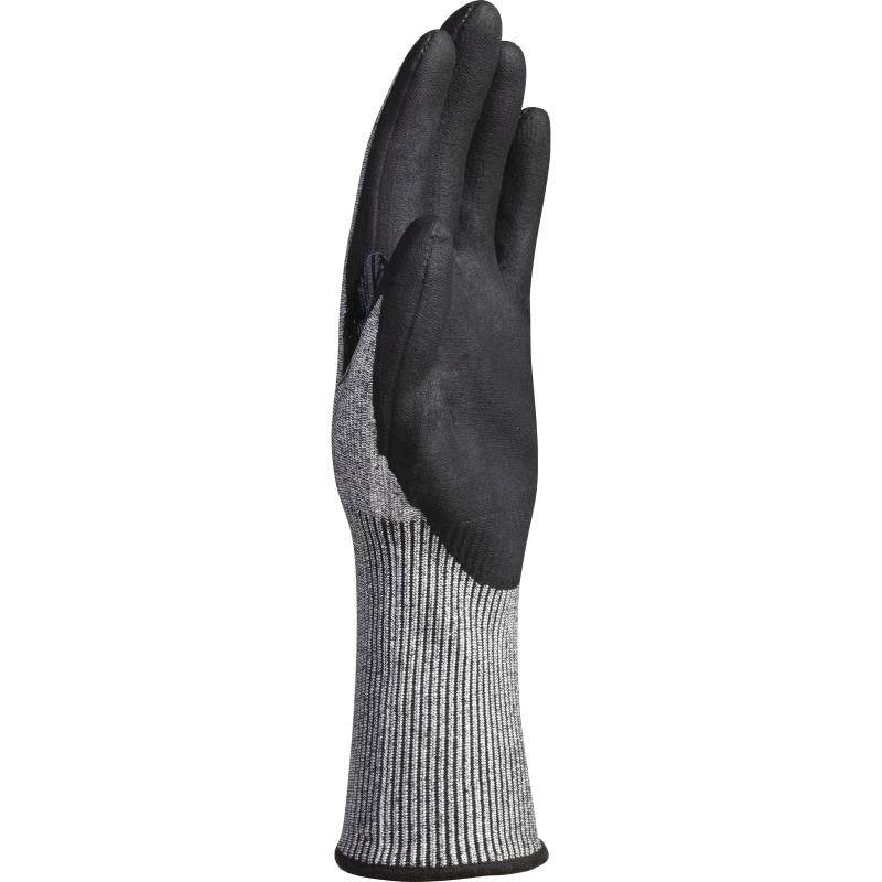 DeltaPlus VENICUTD03 (VENICUT53NO) Cut D Micro Foam Nitrile Coated Palm 15 Gauge Knitted Safety Gloves (3 Pairs) - SecureHeights