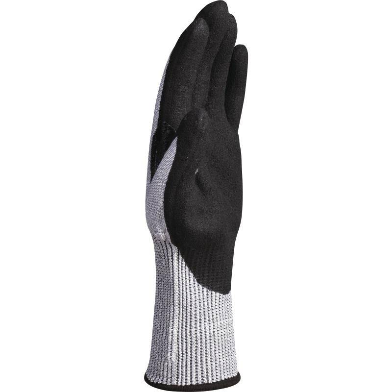 DeltaPlus VENICUT F XTREM CUT - VENICUTF01 Cut F Gritty Nitrile Foam Coated Palm Reinforced 13 Gauge Knitted Safety Gloves (3 Pairs) - SecureHeights