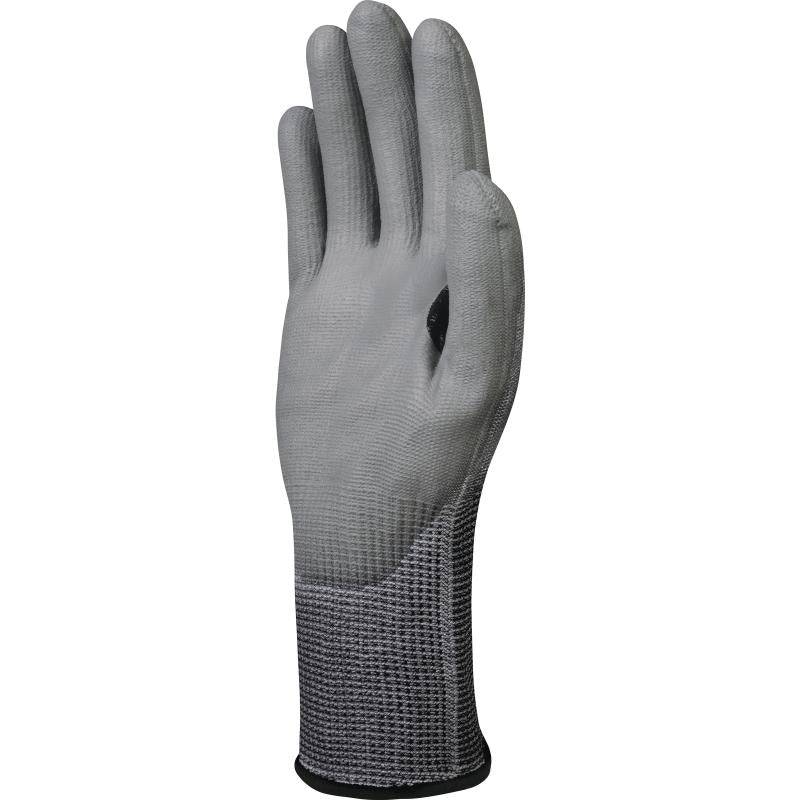 DeltaPlus VENICUT F XTREM CUT - VENICUTF03 Cut F PU Coated Palm Reinforced 13 Gauge Knitted Safety Gloves (5 Pairs) - SecureHeights