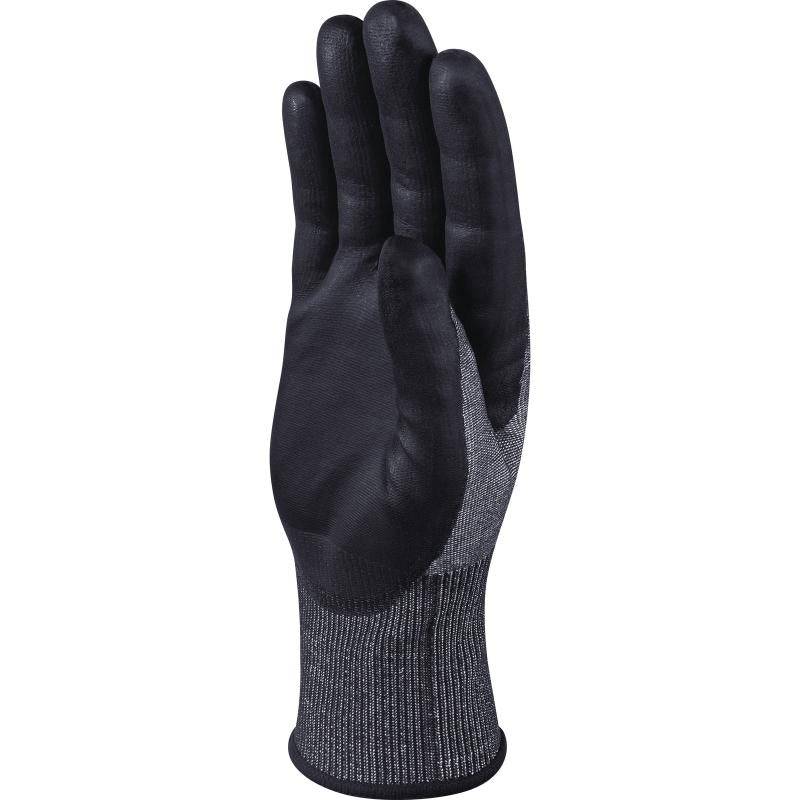 DeltaPlus VENICUT F XTREM CUT TOUCH - VENICUTF02 Cut F TPU/Nitrile Foam Coated Palm 18 Gauge Knitted Safety Gloves (2 Pairs) - SecureHeights