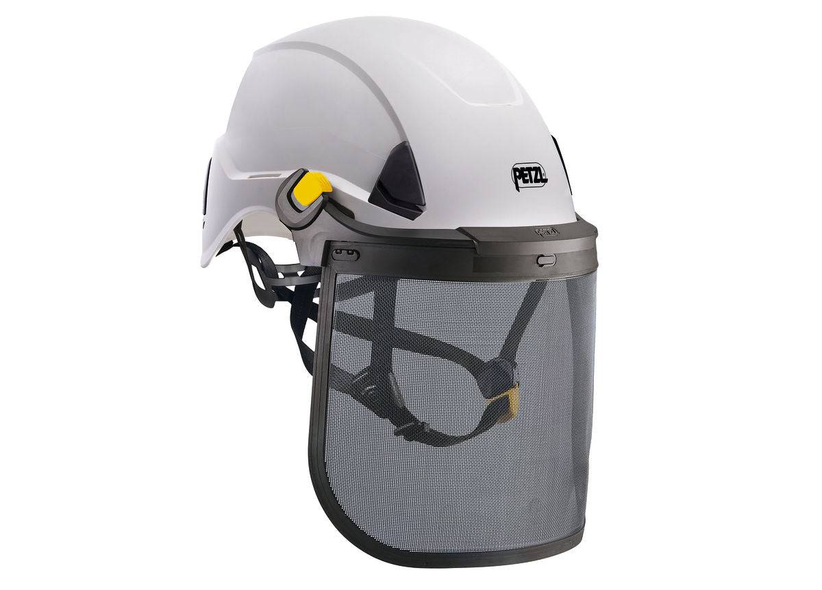 Petzl VIZEN MESH Tree Care Face Shield for VERTEX and STRATO Helmets A021AA00 - SecureHeights