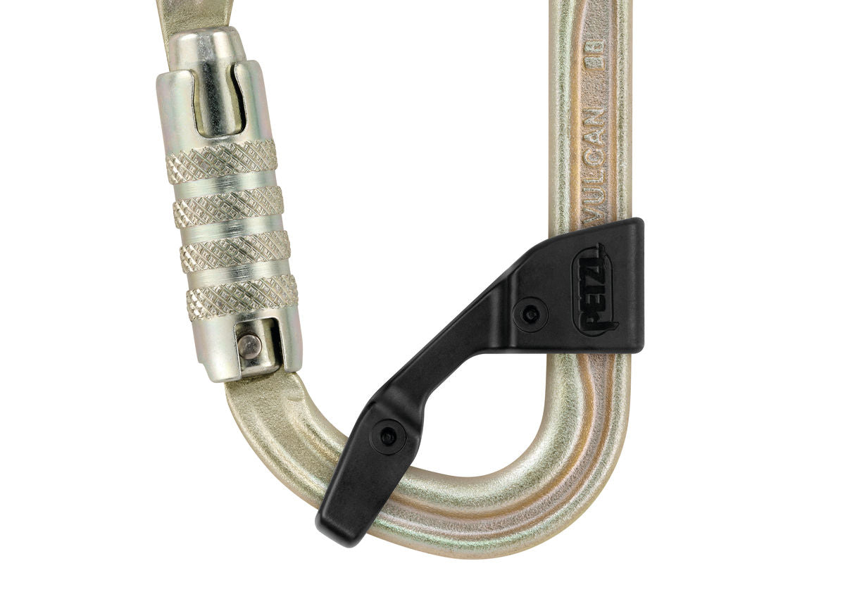 Petzl VULCAN High Strength Large Capacity Asymmetric Steel Triact Lock Carabiner European Version M073BA00 - SecureHeights