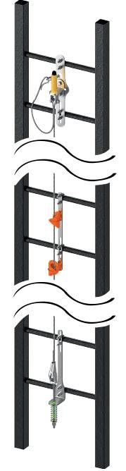 Kaya Safety Vertical Lifeline System (Energy Absorber Integrated) 5m-100m K-2030 - SecureHeights