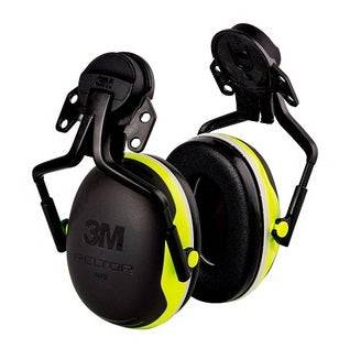 3M PELTOR Hi-Viz Helmet Mounted SNR 32 dB Ear Defenders X4P3 - SecureHeights