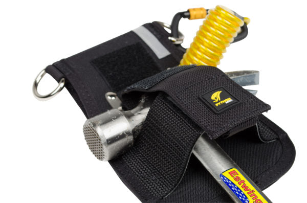 3M DBI SALA Belt Hammer Holster & Hook2Quick Ring Coil Tether with Tail 1500094 - SecureHeights