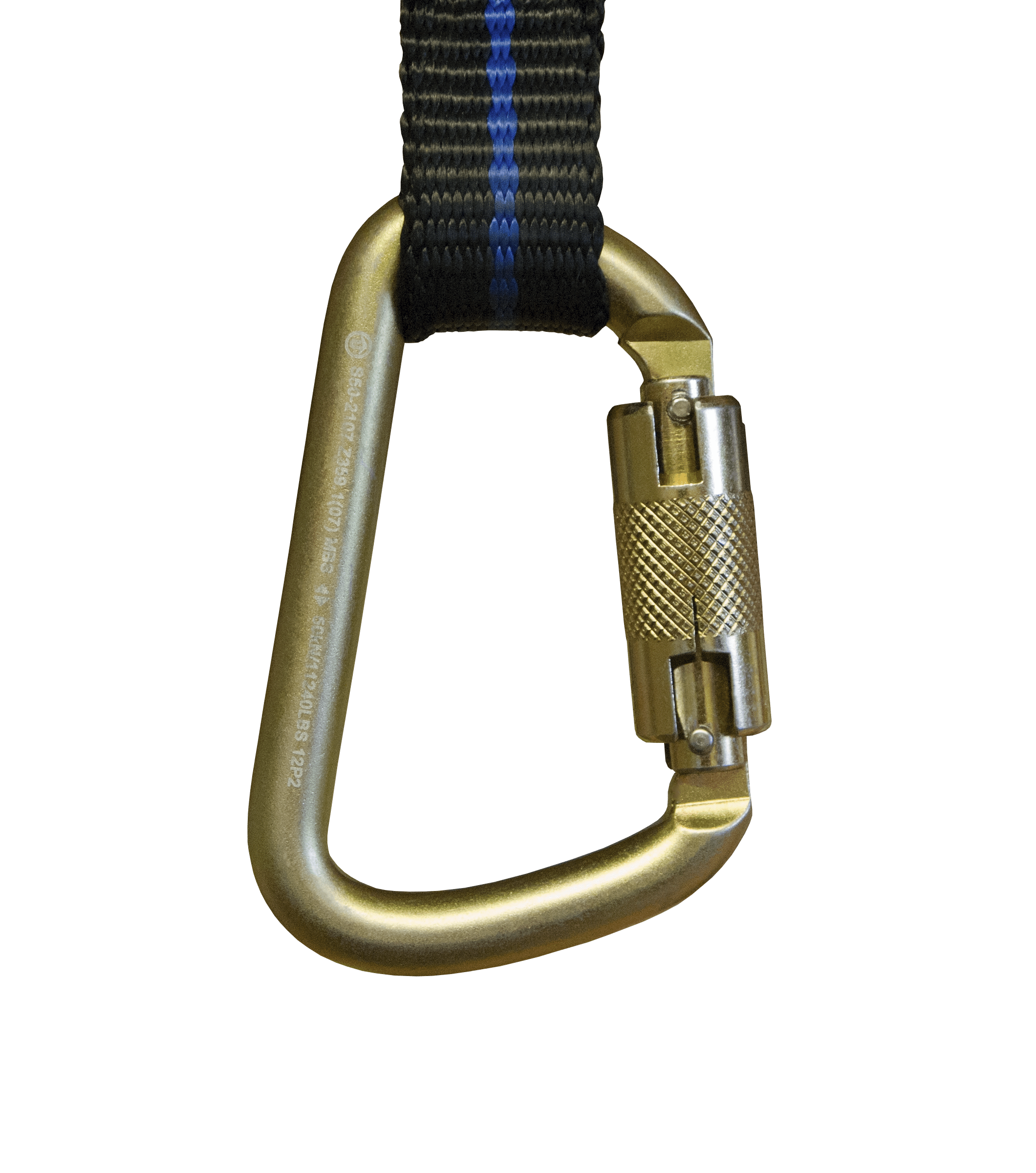 Globestock Modified D Twist Lock Carabiner 070K - SecureHeights