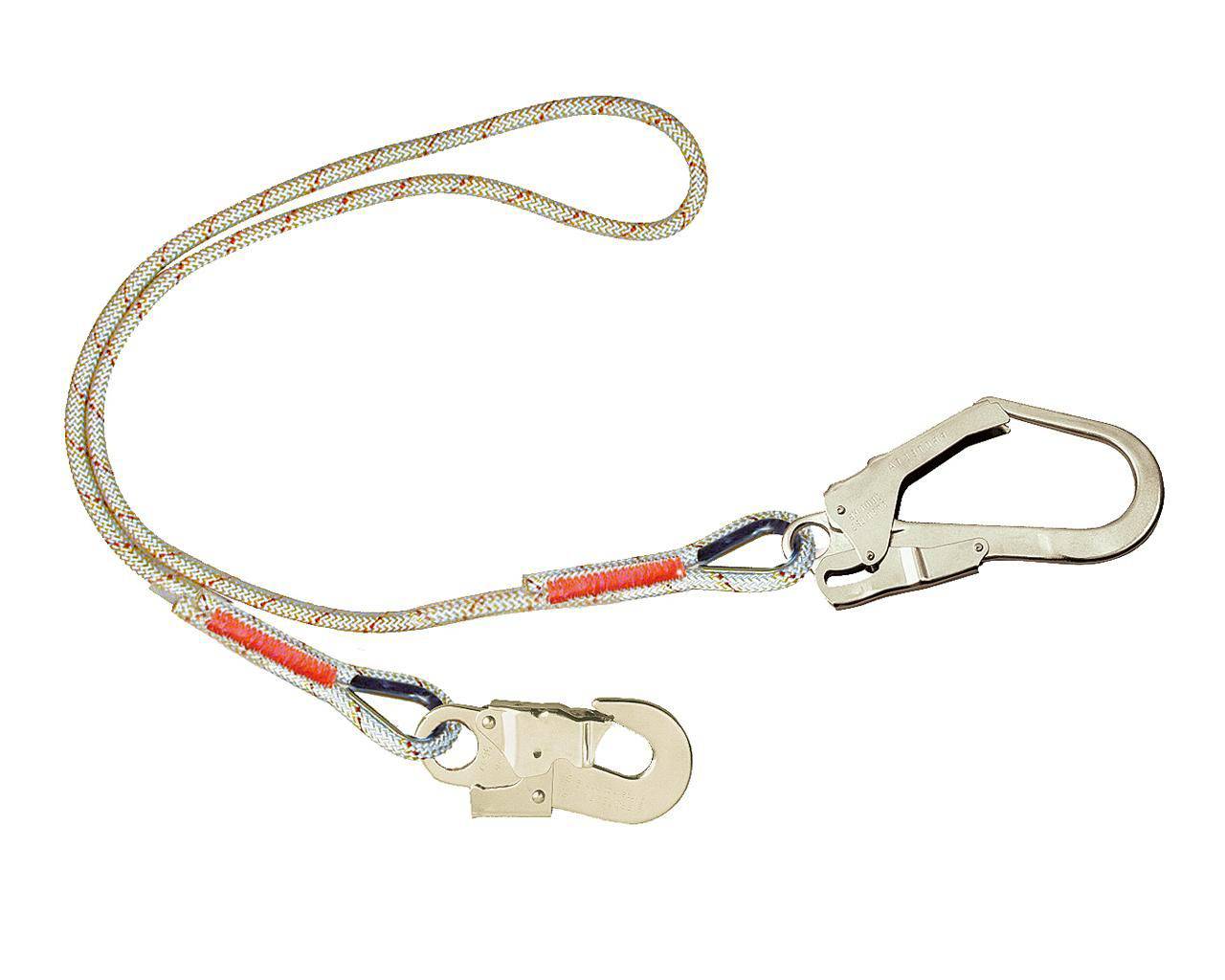 3M Protecta 1.5m Single Leg Rope Work Positioning Lanyard with Scaffold Hook AL415C2 - SecureHeights