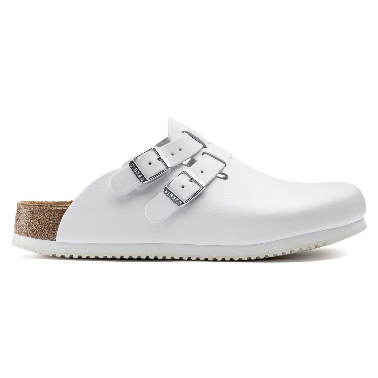 Birkenstock Professional Kay SL Slingback Slip Resistant Soft Footbed Natural Leather Work Clogs - SecureHeights