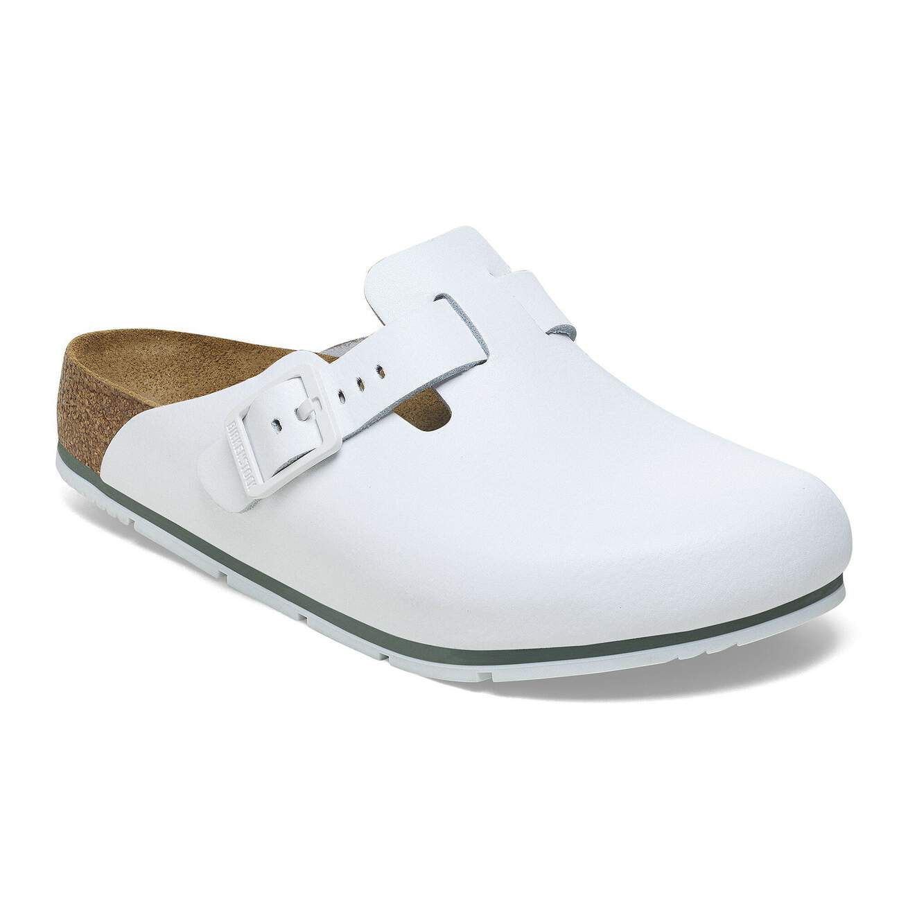 Birkenstock Professional Boston PRO Natural Leather Hospitality Work Clogs - SecureHeights
