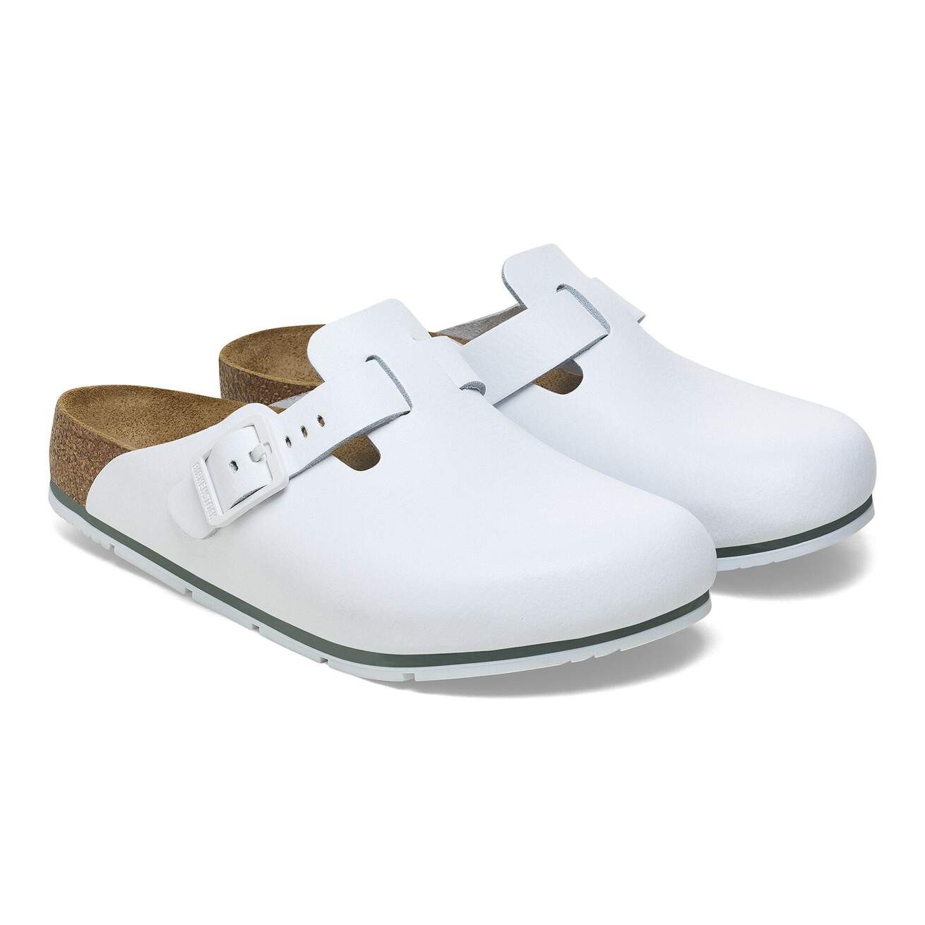 Birkenstock Professional Boston PRO Natural Leather Hospitality Work Clogs - SecureHeights