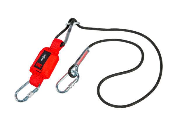 3M Protecta 140kg Capacity 1.5m-2m Adjustable Single Leg Rope Shock Absorbing Lanyard 1260334 - SecureHeights