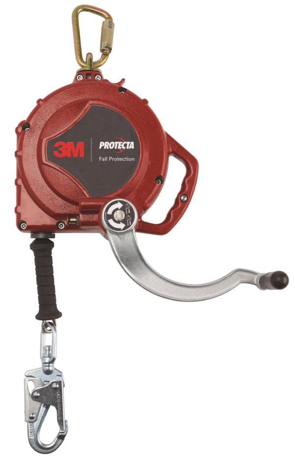 3M Protecta Rebel Retrieval 15m Stainless Steel Cable Self Retracting Lifeline 3591003 - SecureHeights