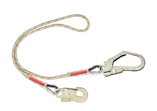 3M Protecta 2m Single Leg Rope Work Positioning Lanyard with Scaffold Hook AL420C2 - SecureHeights