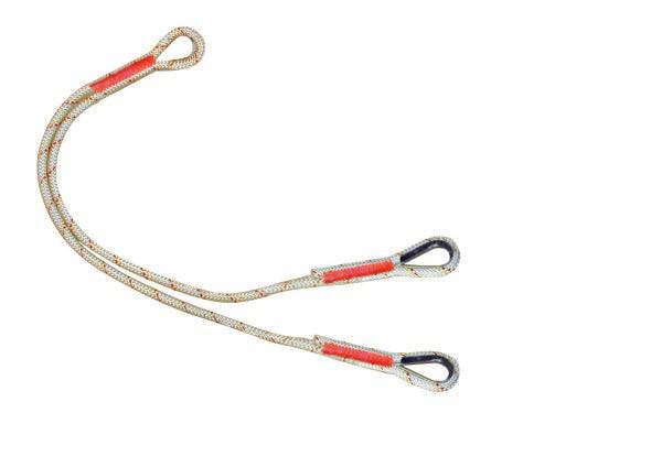 3M Protecta 2m Twin Leg Rope Work Positioning Lanyard with Sewn Loops AL432/3 - SecureHeights