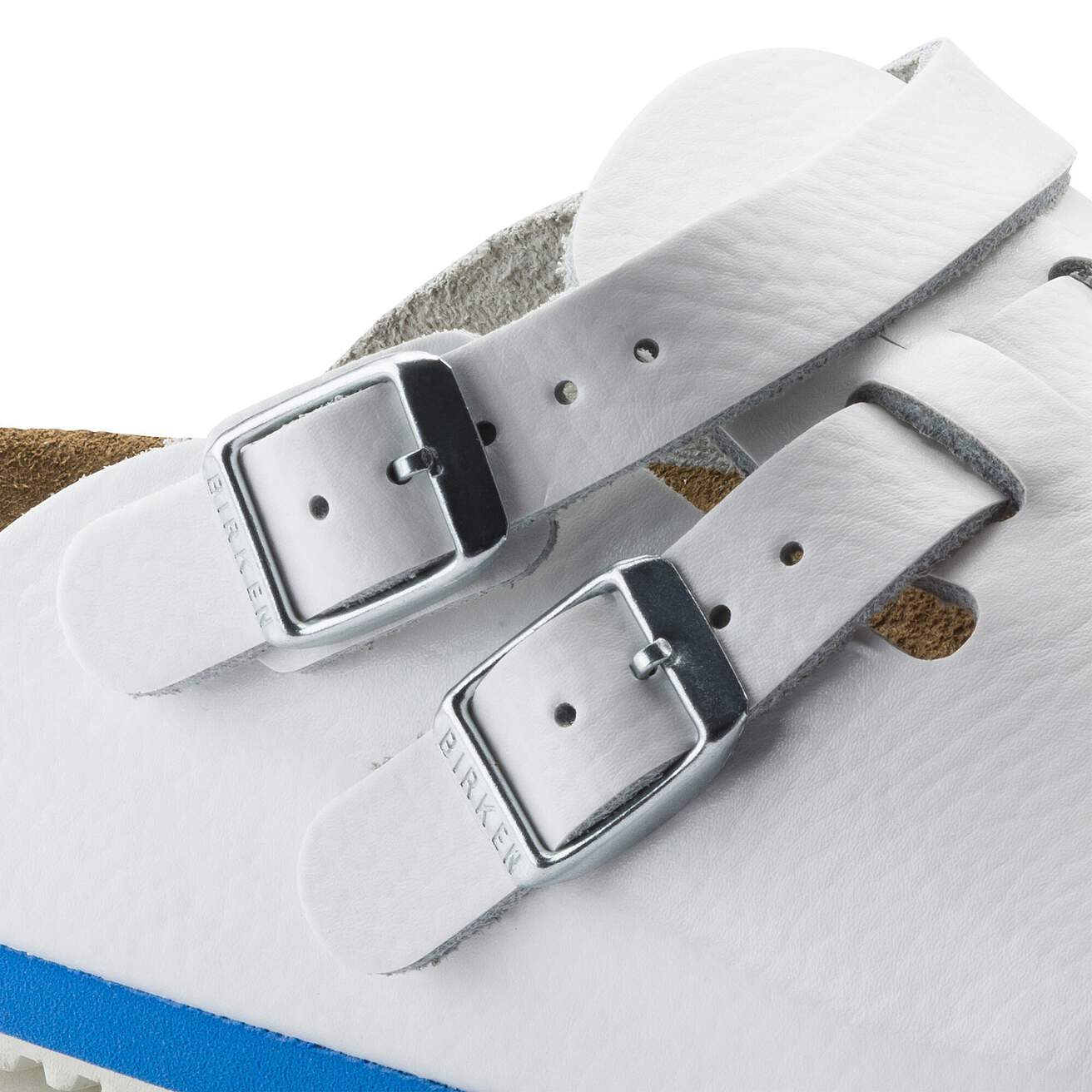 Birkenstock Professional Kay SL Soft Footbed Natural Leather Work Clogs - SecureHeights